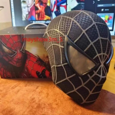 EN NOSOTROS! Máscara con capucha hecha a mano 1:1 Spiderman Tobey Maguire 3D prendas para la cabeza para adultos Foto 1 de 4