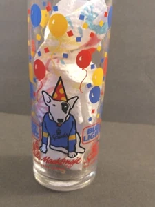 Vintage 1987 Anheuser-Busch Spuds Mackenzie Bud Light Bierglas - Bild 1 von 4