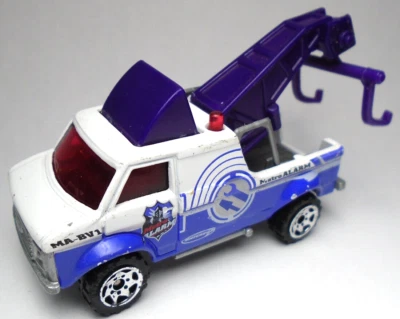 1985 СПИЧЕЧНЫЙ КОРОБОК ПОЛОМКА ФУРГОН МЕТРО СИГНАЛИЗАЦИЯ БЕЛЫЙ И ФИОЛЕТОВЫЙ 1:64 ЛИТОЙ 3 «ЭВАКУАТОР - Изображение 1 из 4