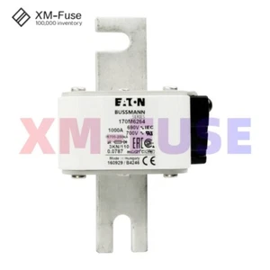 1PCS Eaton Bussmann 170M6264 Fuse-link, high speed, 1000 A, AC 690 V, DIN 3 - Picture 1 of 6