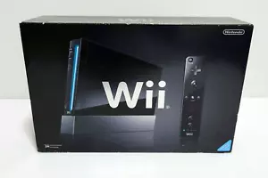 Consola Hogar Nintendo Wii Color Negro Versión Japonesa de Japón - Imagen 1 de 4