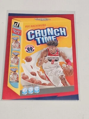 🏀2020-21 Panini Donruss Crunch Time Rui Hachimura #11 Washington Wizards 🏀 - Image 1 of 2