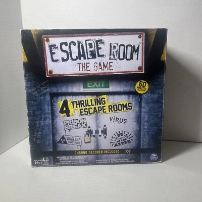 Escape Room The Game 4 Thrilling Escape Rooms with Chrono Decoder OPEN BOX - Image 1 of 4