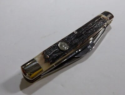 Hen & Rooster Bertram Solingen 4 hojas Stag Congress 3 7/8" Foto 1 de 4