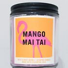 Bath & Body Works Mango Mai Tai Scented Candle Single Wick 7 Oz New Free Ship