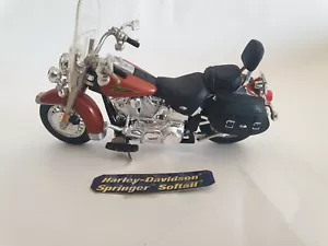 Modellino Moto Harley Davidson Hot Wheels Springer Softail 1/18 - Foto 1 di 7