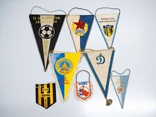 8x Alte Fußball Vereine Wimpel Konvolut Dynamo Kiew, Chemnitzer FC, DDR, UdSSR..