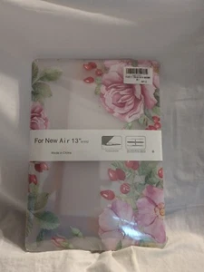 Rosa Blumen Look Laptop Schutzhülle für Mac Book Air 13", für #A1932 - NEU - Bild 1 von 8