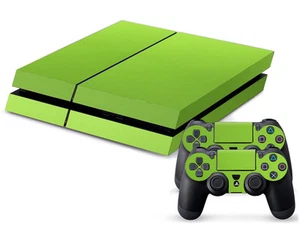 Sony PS4 Playstation 4 Skin Design Aufkleber Schutzfolie Set - Green Motiv - Bild 1 von 2