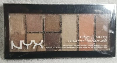 NYX The Go-To Palette GTP01 WANDERLUST Eye Shadows Highlight Blush New Broken - Image 1 of 4