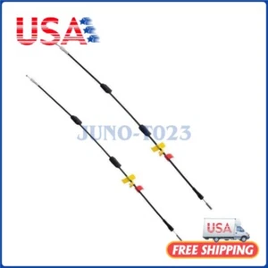 Cable de liberación de pestillo de puerta lateral superior de puerta trasera 2 piezas para Ford 1997-2004 F150 F250 - Imagen 1 de 6
