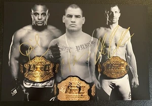 Daniel Cormier Signed 12x18 Photo/Cain Velasquez/Luke Rockhold - Picture 1 of 4