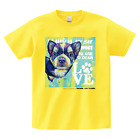 The Dog×Eiji Tamura Collaboration T-Shirt Chihuahua Yellow Color S, M, L, Xl New