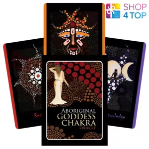 ABORIGINAL GODDESS CHAKRA ORACLE CARDS DECK ROCKPOOL MEL BROWN DIVINATION NEW - Picture 1 of 12