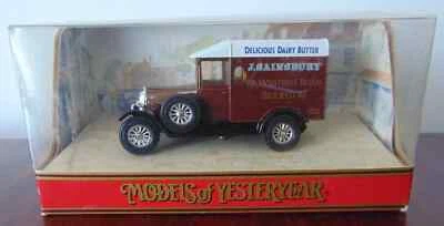 Modelos Matchbox de antaño Y-19 1929 Morris Cowley Van J. Sainsbury Brighton Foto 1 de 3
