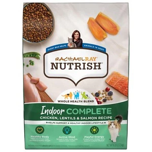 Nutrish Rachael Ray Indoor Complete Premium Natural Dry Cat Food with Added V... - Picture 1 of 11