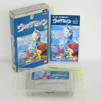 ULTRA SEVEN 07 Ultraman Super Famicom Nintendo 082 sf - Image 1 of 4