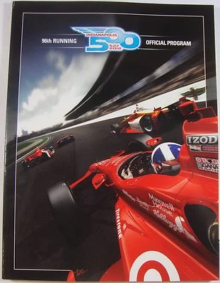2012 Indianapolis 500 Program w/Line-Up Dario Franchitti Ganassi - Image 1 of 4