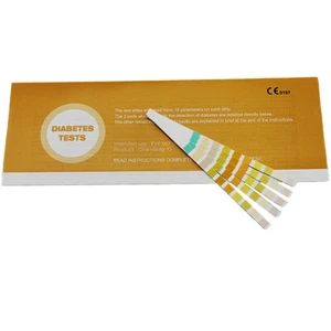 Diabetes Glucose Ketone 10 x Urine Home Test Kits (5 Strips Per Foil) - Picture 1 of 4