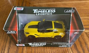 Corvette ZR1 2019 amarillo escala 1:24 modelo diecast de MotorMax - nuevo en caja - Imagen 1 de 6
