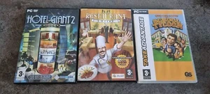 Pc Cd-Rom X 3 Hotel Giant 2 , Restaurant Empire , School Tycoon - Zdjęcie 1 z 5