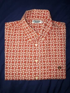 Bape Button Up Babymilo Store 2000s A Bathing Ape Nigo Era Peach Color Size M - Picture 1 of 11