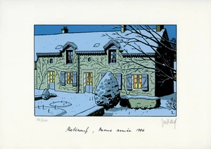 JUILLARD MOLINEUF 1996 CARTE DE VOEUX JMK EN SÉRIGRAPHIE 100 ex. n°tés/signés - Bild 1 von 1