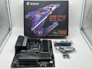GIGABYTE B650 AORUS ELITE AX V2 AM5 LGA 1718 AMD ATX Motherboard READ/FOR PARTS - Picture 1 of 9