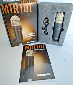 Samson MTR101 Condenser Microphone w/ Original Box & Receipt - Picture 1 of 10