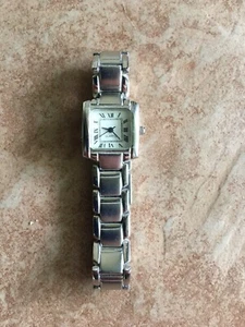 Vintage SKC Damen Silberfarben Mode Quadratisches Etui - Bild 1 von 2