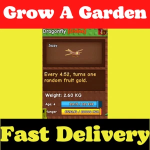 🟢Online🟢 Roblox Grow a Garden 🌱 Dragonfly 🐶 CONSEGNA PIÙ ECONOMICA e VELOCE - Foto 1 di 1