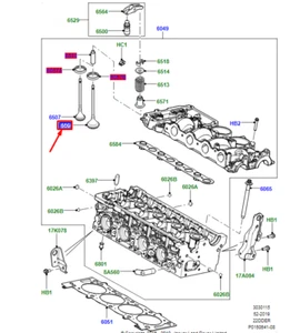 LAND ROVER RANGE ROVER EVOQUE L538 Engine Exhaust Valve LR069033 NEW GENUINE - Picture 1 of 2