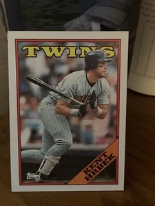 1988 Topps Kent Hrbek Baseballkarte #45 KOSTENLOSER VERSAND Minnesota Twins MLB - Bild 1 von 2