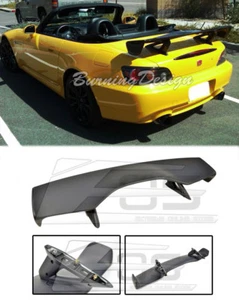 For 00-09 Honda S2000 BLACK Rear Trunk Lid ABS Plastic Wing Spoiler CR Style New - Picture 1 of 6