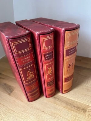 A. Daudet - Lemarié - Heures claires - 3 Volumes numérotés - Reliure mosaiquée - Photo 1/4