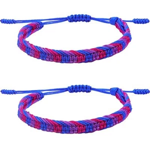 Rainbow LGBT Pride Bracelet for Lesbian Gay Bisexual Adjustable LGBTQ Pride Brac - Picture 1 of 7