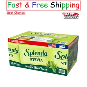 SPLENDA Stevia Zero Calorie Sweetener, Plant Based Sugar,500 Count (Pack of 1) - Picture 1 of 5