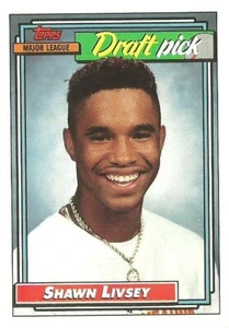 Shawn Livesy Draft Pick #124 - Topps casi nuevo-como nuevo 1992 - Imagen 1 de 2