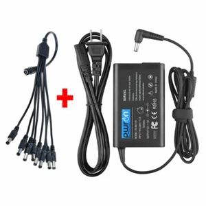 PwrON Premium Adattatore di Alimentazione 5Amp con Splitter 8 Vie per Telecamere Night Owl 12v - Foto 1 di 5