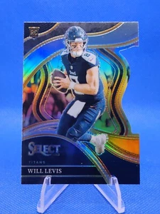 🔵 2023 Panini Select WILL LEVIS Black & Gold Die-Cut Prizm Club Level RC #206 - Picture 1 of 2