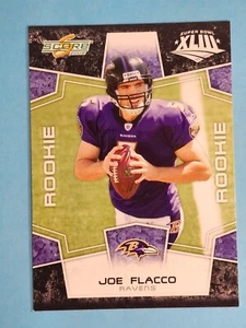 2008 Score BLACK RC Joe Flacco Baltimore Ravens #344 🏈 - Picture 1 of 2