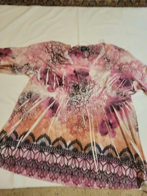 Camisa de gloria descolorida 3x para mujer Foto 1 de 3