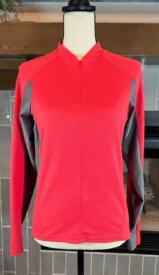 Camiseta de ciclismo NIKE Sphere Dry feminina manga longa coral tamanho M a209 - Imagem 1 de 4