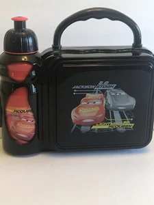 DISNEY’S CARS Lightning McQueen LUNCHBOX / Drink COMBO SET by ZAK -NEW - Picture 1 of 12
