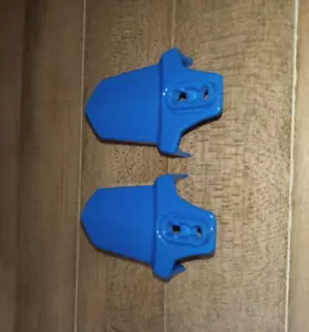 2 Lego part 90650 in Blue Hero Factory Shoulder Armor Batman Bionicle WYSIWYG - Picture 1 of 12