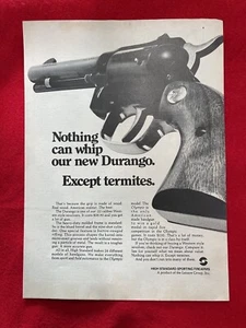 Vintage 1970 High Standard Durango Revolver Print Ad - Bild 1 von 7