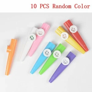 10PCS Random Color Toy Musical Mini Kazoo Child's Plastic Music Maker 12 CM - Picture 1 of 7