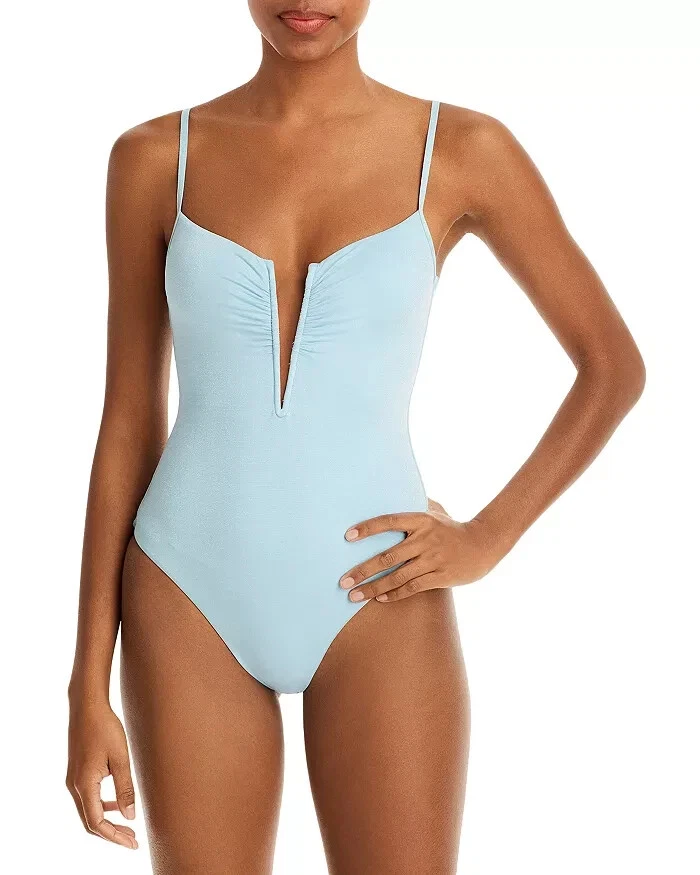 L*Space Roxanne Split Neck Bathing Suit L139343 Women’s Size XS