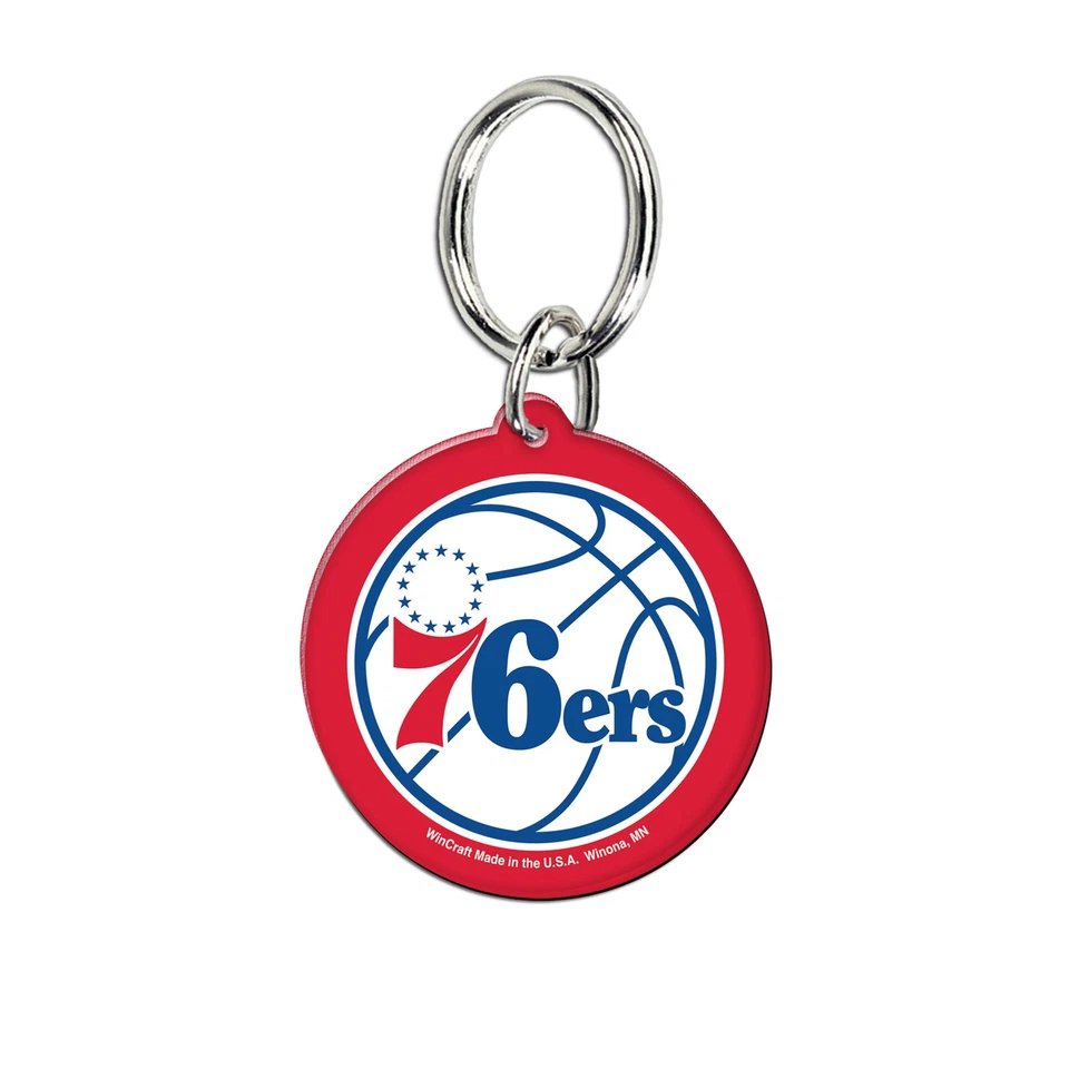 WinCraft Philadelphia 76ers Premium Acrylic Core Key Ring - Image 1 of 1