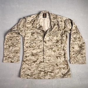 USMC EA Industries Inc. Desert Marpat Camo Shirt Mens Medium Button Front - Picture 1 of 11